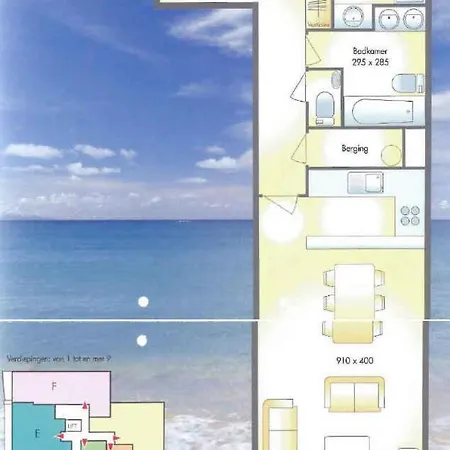 - Frontaal Zeezicht Vlakbij Casino Inclusief Garage En Strandcabine * ミデルケルケ